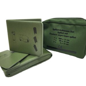 Szyny typu Splint zestaw 4szt w etui zielone